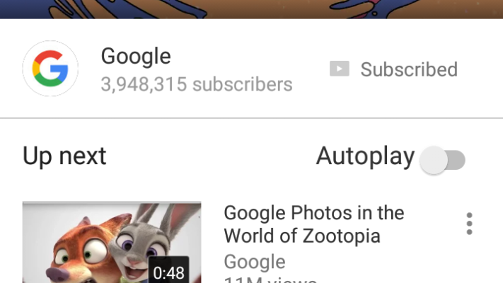 YouTube för Android får stöd för automatisk uppspelning