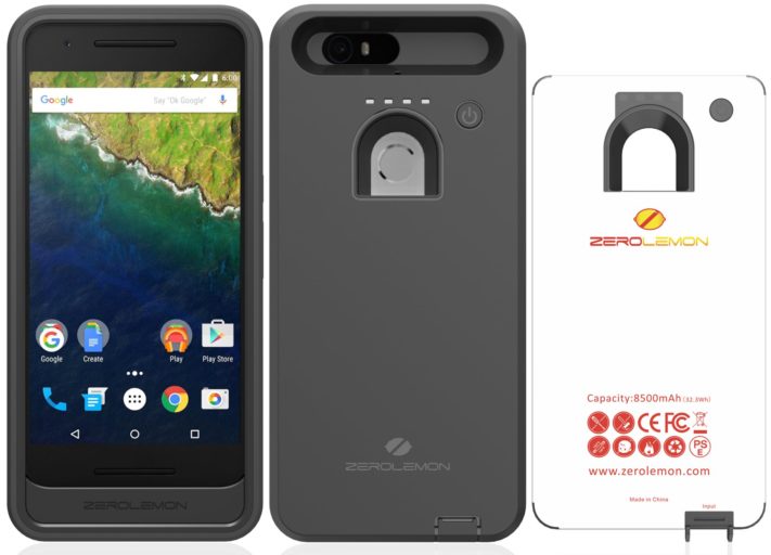 ZeroLemon introducerar batterifodral med 8500mAh för Nexus 6P