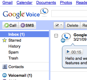 Google Voice webbgui picture-3