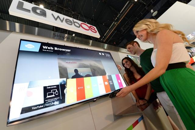 WebOS kommer köras på 70 % av LGs smarta TV-apparater 2014