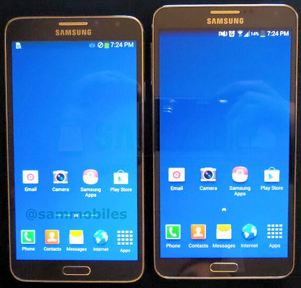 Bild som sägs föreställa Samsung Galaxy Note 3 Neo