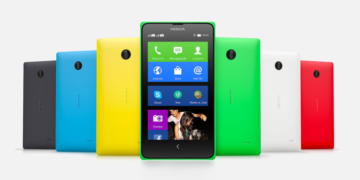 Nokia introducerar Androidbaserade telefonerna X, X+ och XL