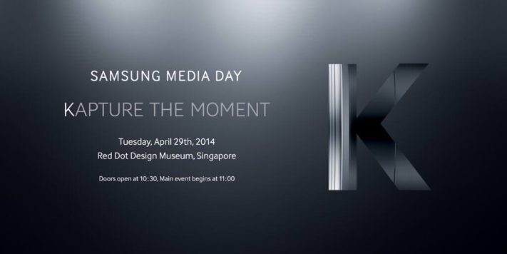 Samsung bjuder in till evenemang i Singapore 29:e april