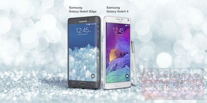 Första pressbilden på Galaxy Note 4 och Galaxy Note Edge?