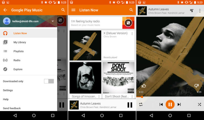 Så här ser nya Google Play Music-appen ut