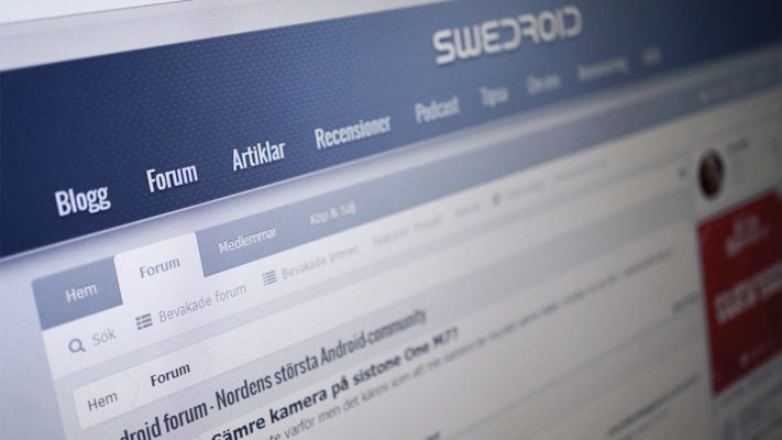 Swedroids forum: Födelse, historia och förnyelse