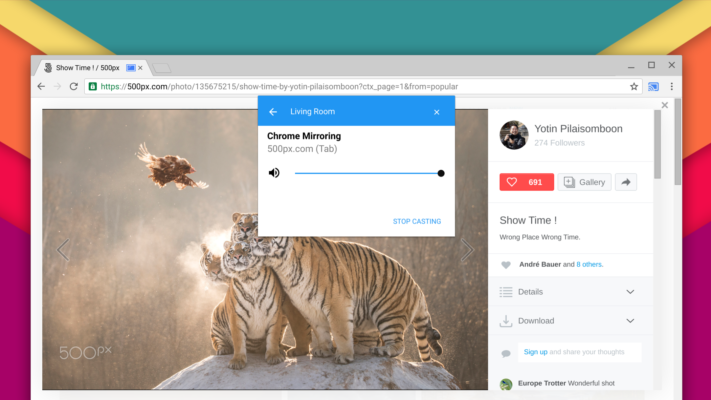 Google arbetar på inbyggt Chromecast-stöd för Chrome
