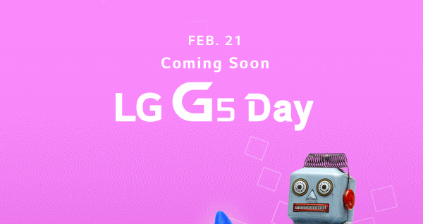 LG bekräftar att G5 introduceras 21:a februari