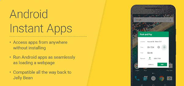 Android Instant Apps låter dig köra appar utan att installera dem