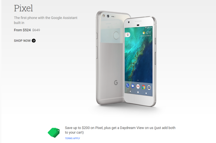 Google sänker priset på Pixel-telefonerna med upp till 200 dollar i USA