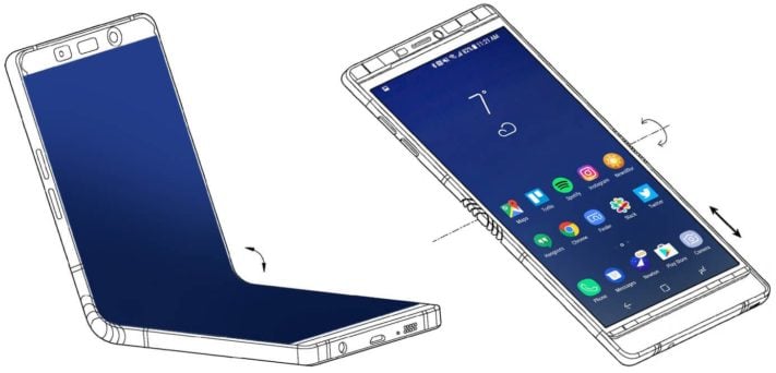 Så här kan Samsungs flexibla smartphone se ut
