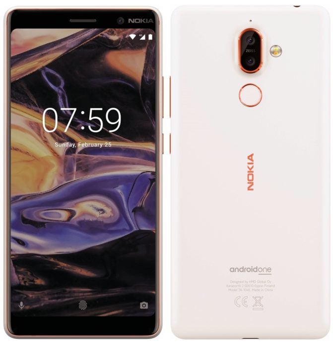 Så här ser Nokia 7 Plus ut enligt @evleaks – är del av Android One