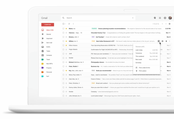 Gmail för webben får snart ny design