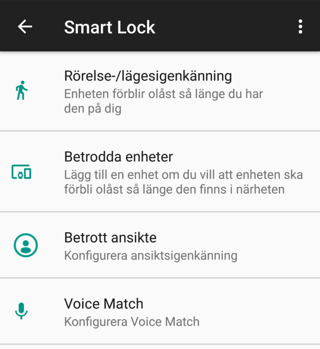Google har tagit bort betrodda platser från Smart Lock på vissa enheter