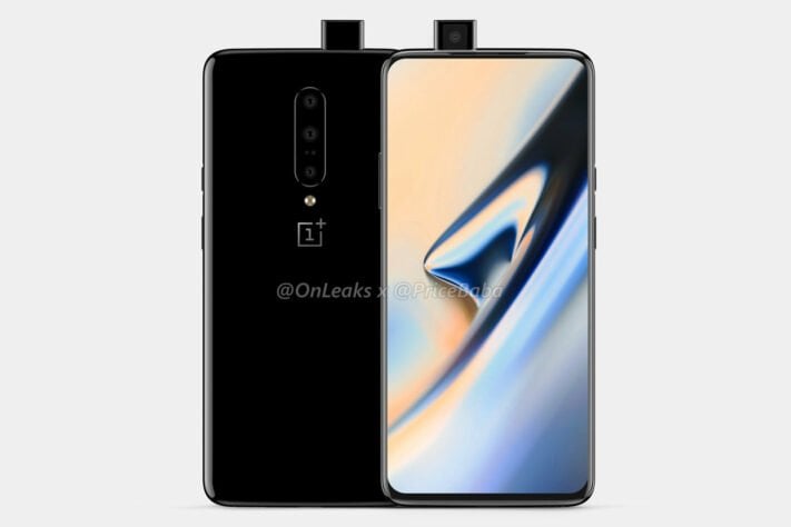 Påstådda bilder på OnePlus 7 visar uppfällbar frontkamera
