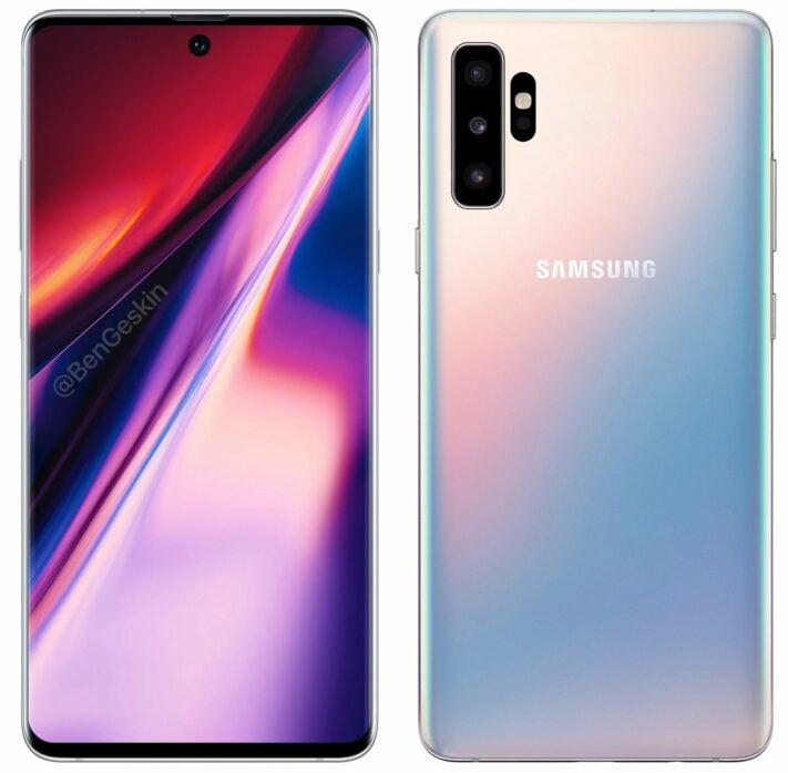 Rykte: Samsung Galaxy Note 10 har centrerad kamera-ö