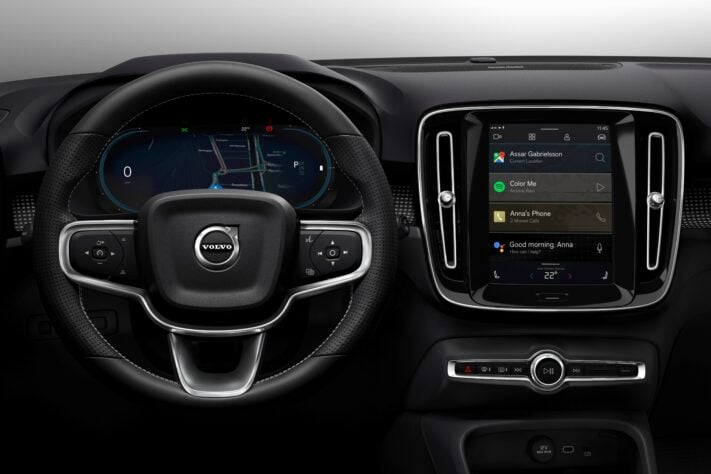 Volvos nya elbil XC40 utrustas med Android Automotive