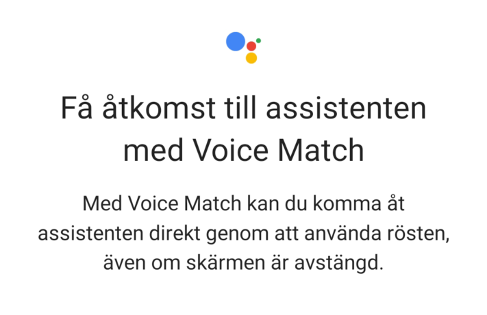 Google Voice Match får utökat stöd i Sverige – väck telefonen med ”OK Google”