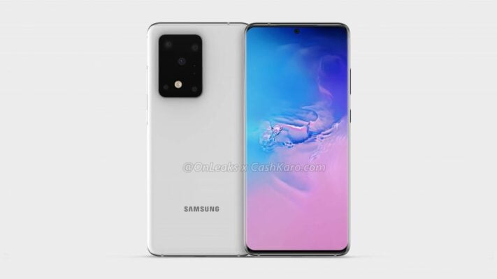 Ryktesbilder på Samsung Galaxy S11+ visar stor bakre kameramodul