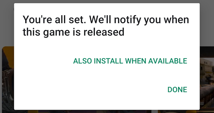 Play Store får alternativ för automatisk installation av appar när de släpps