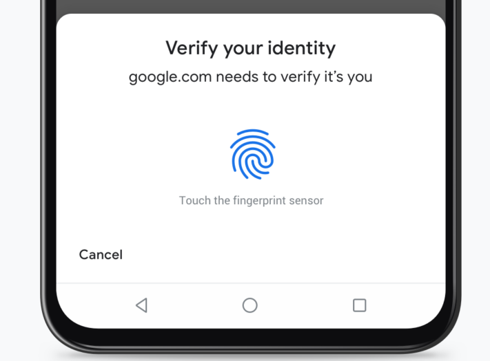 Chrome får stöd för att verifiera betalningsuppgifter med biometri