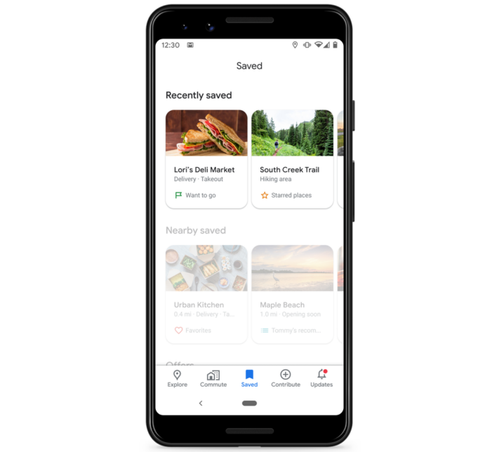 Google förbättrar sparade platser i Maps