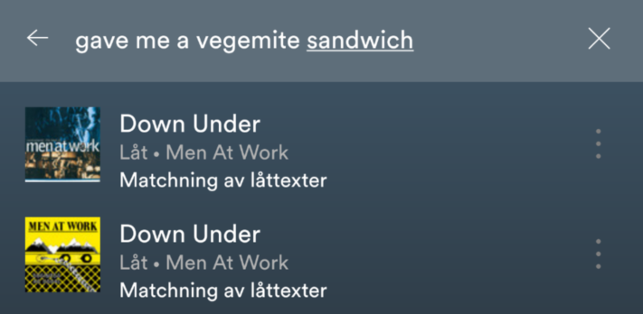 Nu går det att hitta låtar utifrån låttexter i Spotify
