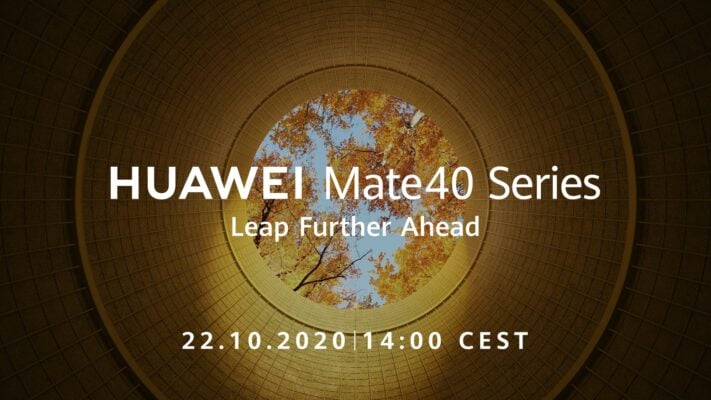 Huawei Mate 40-serien lanseras idag, sänds på webben