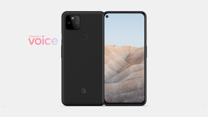 Pixel 5a ser ut som Pixel 4a 5G