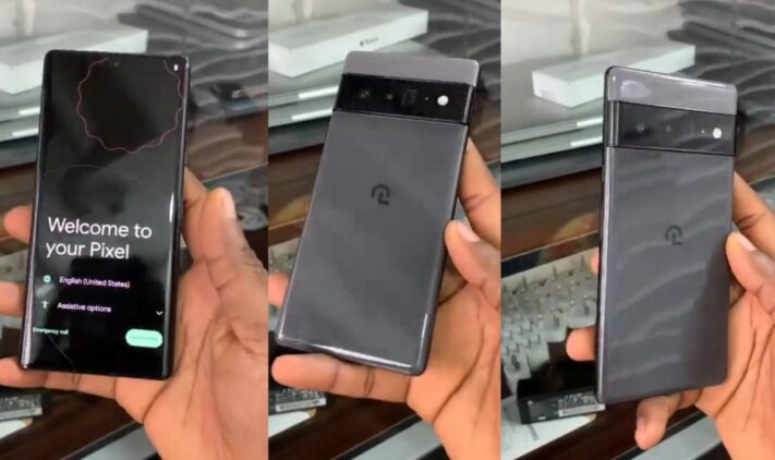 Google Pixel 6 Pro dyker upp i kort video