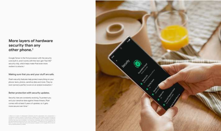 Google Pixel 6 kommer uppdateras i fem år